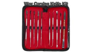 Bộ Dụng Cụ Khắc Nến Bằng Thép Không Gỉ 10 Món Dùng Cho Đồ Gốm Đất Sét Trang Sức Điêu Khắc Sáp Làm Đồ Trang Sức Bằng Kim Loại