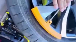 PINMOAP Wheel Rim Protector Rim Edge Guard Scratch Protection Impact Buffer Thick Wear Resistant Flexible Fit Red Blue Yellow
