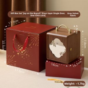 FANHAN | Solid Wood Secure Lock Jewelry Box