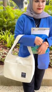 Tote Bag Kanvas Polos Kuliahan Etnik Simpel Multifungsi Termurah Semarang