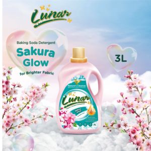 LUNAR 2X Concentrated Baking Soda Liquid Detergent Sakura Glow 3L Luna Cleaning Powder Planet 2X Ultra Laundry Detergent - Lazada