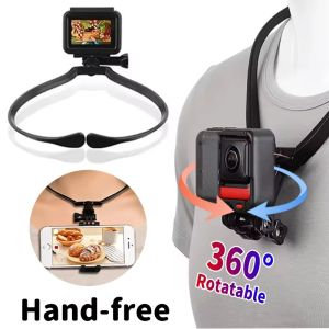 Mobile Phone Halter Neck Holder Hands Free 360° Rotatable for Samsung IPhone Oppo GoPro Go Pro Huawei Sport Camera Phone Holder