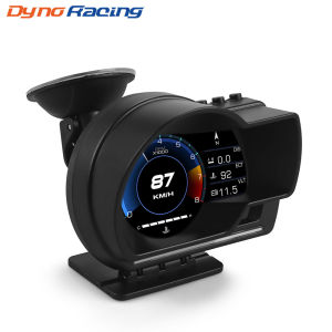 OBD2&GPS HUD Double Systems Head Up Display RPMSpeedometer Muti-function Gauge Water TempTurbo PressClockCompassVoltage