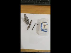 Hole Saw Besi TCT 22mm pembolong lubang