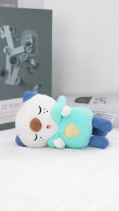 Bandai | Kawaii Sleep Series Pokemon Plush Doll Oshawott Pawmi Bulbasaur Fluffy Stuffed Animal Toys Anime Desk Ornament Collectible Gifts