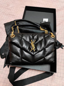 Hong Kong Special Price 2024 New W5140 Genuine Leather Small Parfum Style Diamond Grid Baguette Shoulder Crossbody Bag