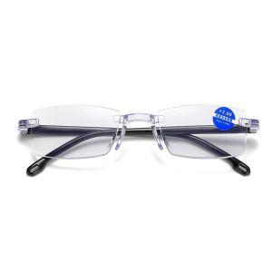 B.F. Frameless Reading Glasses Anti-blue Presbyopia Glasses Farsightedness Glasses