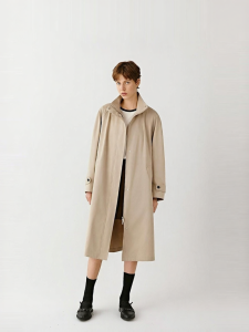 ICICLE | High Density Twill Cotton Single Breasted Trench Coat