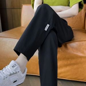 Quần Dài Ống Rộng Bằng Lụa Băng Mùa Hè Cho Nữ Cỡ Lớn Quần Dài Thường Ngày Đa Năng Quần Dài Bó Sát Quần Dài Thoải Mái