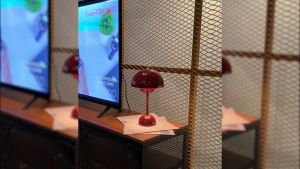 LED DESK LAMP HIASAN MEJA DESAIN MODEL MUSHROOM TOUCH CONTROL POWER