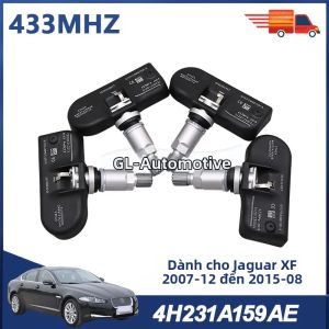 4 Chiếc Jaguar XF 2007-2015 TPMS Cảm Biến Áp Suất Lốp 4H23-1A159-AE 433MHZ PCBA Board & Pin Tương Thích Với C2C40725