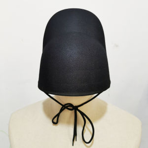 Ming Dynasty Style Mens Hanfu Scholar Cap New Groom Winged Crown Childrens Top Student Hat Song Official Black Silk Cap