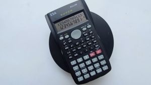 Kalkulator Panjang Sekolah Sin Cos Tan Scientific 240 Fuctions Display 12 Digit 15 x 8cm Esa 350