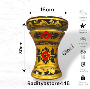 Darbuka Anak Dumbuk Batu Ukuran 6 Inci Murah anak anak