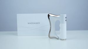 Electric Gua Sha Tool Fascia Massager Body Scraping Massage Muscle Scraper EMS Vibration & Meridian Massage Gym Recovery Pain Relief