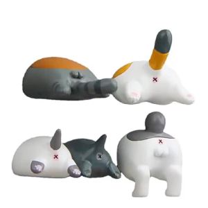 Cute Cartoon Dog Cat Ass Style Refrigerator Sticker Key Holder Creative Magnetic Message Wall Tile Stickers Magnet Cute Cartoon