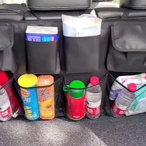 Storage Organizer Holder Car Rear Seat Trunk Boot Store Box Bag Cover Mesh Net MPV SUV Accessories