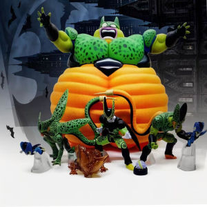 Bandai | 2026 .7pcs/set Dragon Ball Z Cell Family Figures Cell PVC Action Figure Collectible Model Toys Kids Gifts