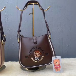 BJ68350 - KHAKI/COFFEE TAS SLEMPANG HANDBAG TAS WANITA FASHION IMPORT MODIS ELEGAN TERMURAH TERLARIS TERBARU TAS BATAM ZCJ8350
