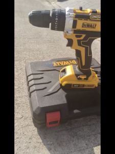 DeWalt 36V Cordless Drill Driver 2-Speed with Keyless Chuck and LED Light 2 Li-Ion Batteries Compatible with Concrete Steel Wood