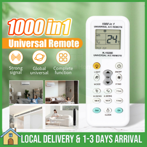 Universal Aircond Air cond Remote Control 空调 遥控器 K-1028E 1000 in 1 A/C Air Conditioning Remote Control Supported All Major Brands LCD Backlight