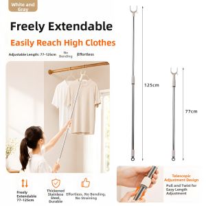 SIVASS | Extendable Stainless Steel Clothes Drying Pole