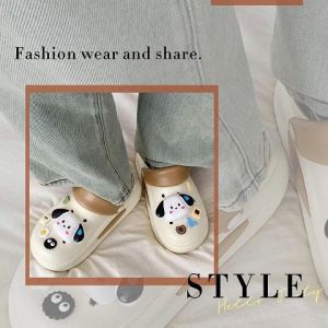 LHSunshine เข้าใหม่ปังมาก รองเท้าแตะแฟชั่นหัวโต ผญ วัสดุยางนิ่มสวมใส่ง่ายมาก สีสันสดใสละมุนนีสุด แถมฟรีตัวการ์ตูนติดด้วยน๊า จิ้มมาเล๊ยยย