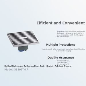 Kohler | Anti-Odor Rustproof Floor Drain