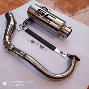 knalpot racing sc project eksoz for nmax xmax aerox pcx vario beat lexi adv 150/160