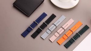 18mm Silicone Ocean Strap For Garmin Venu 4 41mm 3S 2SActive S/Rey Band For Forerunner 265S 255S Music/Vivoactive 3S 4S Bracelet