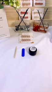 Solid Nail Tips Gel Nail Glue nail gel Nail Adhesive Does Not Hurt The Nail UV Gel Nail Polish Easy Stick Patch Adhesive Bond No-Flowing Modelling Tips Clear Solid Nail UV Extension Gel Fake Nail Diamond Glue Manicure Special Toolkit Glue