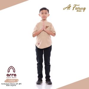Baju Muslim Koko Kurta Pakistan Anak Laki-laki Murah Bandung Alfaruq Kids Hitam