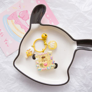 Best Selling Cartoon Resin Sanrio Luminous Photo Frame Keychain Pendant Phone Chain Pendant DIY Bag Bag Charm