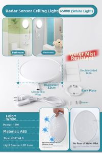 LAISILIMANWEI | Sensor Light for Bathroom No Installation Required