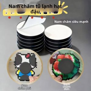 Nhãn Dán Từ DIY Keo Mạnh Dạng Tròn