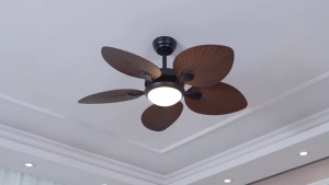 img พัดลมเพดานแบบไร้เสียงขนาด 52 นิ้ว พร้อมพัดลมเพดาน LED ควบคุมระยะไกล 6 สปีด ฟังก์ชันเดินหน้าและถอยหลัง/ตั้งเวลา ติดตั้งง่าย มี 3 สี เหมาะสำหรับห้องนั่งเล่น โรงแรม ระเบียง ฯลฯ