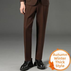 TUCANO | Autumn Winter Straight Leg Business Trousers 9/10 Length