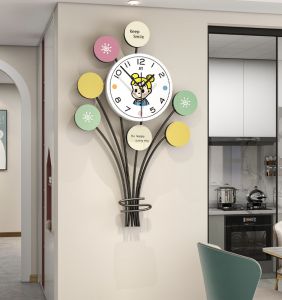 Minimalist Nordic Series Wall Clock New Hot Sale Home Living Room Simple and Fashion Mute Creative Vintage Clock Art Decorations 64*40cm
