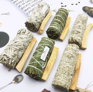 High Quality California Sage Deep Mountain Cedar Blue Sage Peru Holy Wood Combo for Home Decor Aromatherapy DIY Materials