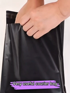 100 PCS PLAIN BLACK SELF ADHESIVE COURIER POUCH EXPRESS POUCH PARCEL POUCH SHIPPING POUCH