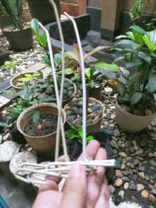 Cantolan Ram Putih 15cm isi 10 pcs Second Tebal Hook Ram Gantungan Aksesoris  Second Ukuran 15cm Tebal 1 ikat 10pcs