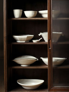 Japanese Style Ceramic Soup Bowl Attractive Octagonal Unique Shape Dining Utensils Set for Home Use Retro Chinese Style