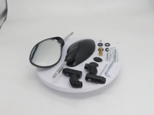 360° Foldable Motorcycle Rearview Mirror Set Universal 8mm/10mm with Full Mount Kit 4 Styles Available (+Mini Round )