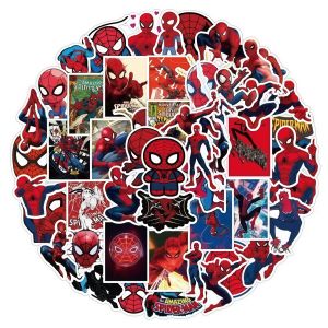 Bandai | 50/108pcs Marvel Spider-Man Stickers — DIY Graffiti Decorations for Laptops Water Bottles and Luggage
