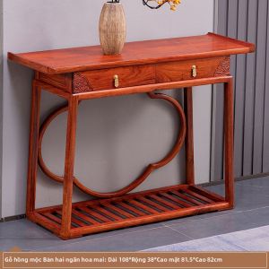 XIANMINGYUAN | Bàn Kệ Phong Cách Trung Quốc Mới Từ Gỗ Padauk Miến Điện