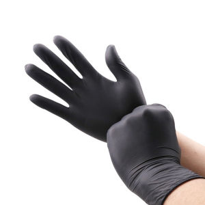 S-49 100pcs / Box Vinyl /nitrile blend powder free latex free non-sterile gloves disposable