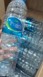 ขวดมือสอง ขวดน้ำเปล่าสะอาด ขนาด 600ml. (32 ขวด) มีฉลากทุกขวด