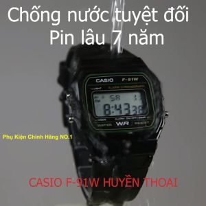 Đồng Hồ Nam/Nữ Casio F-91W3 .b. Chống Nước Tuyệt Đối Siêu Bền Pin Lâu 7 Năm
