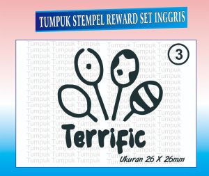 Stempel Reward Set Inggris Stempel Penilaian Guru PaudTKSD stempel pujian anak TK paud sd