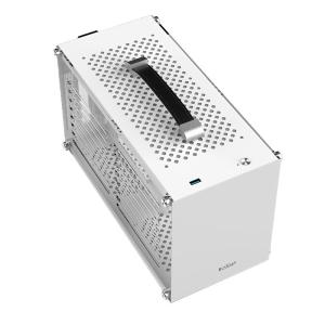 Pccooler | Mini ITX Side-translucent Case White